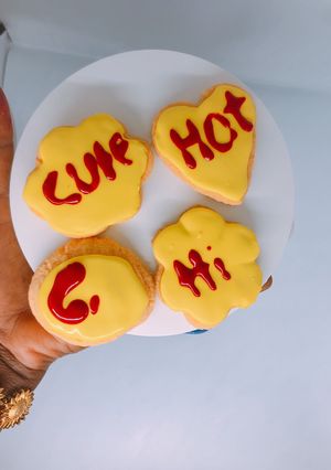 A picture of Custard cookies.