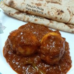 A picture of Punjabi Dhaba Style Egg Curry.
