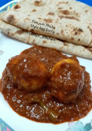 A picture of Punjabi Dhaba Style Egg Curry.
