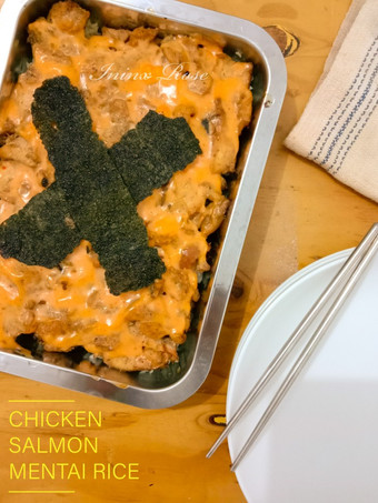 Cara Memasak Chicken Salmon Mentai Rice Wajib Dicoba