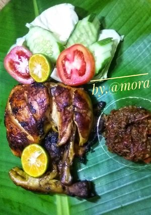 Foto resep Ayam bakar kalasan sambel balacan ijo
