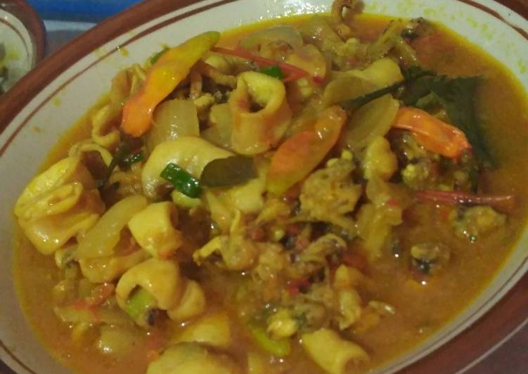 Resep Cumi bumbu kuning yang Sempurna