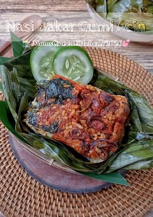 Foto resep Nasi Bakar Cumi Asin