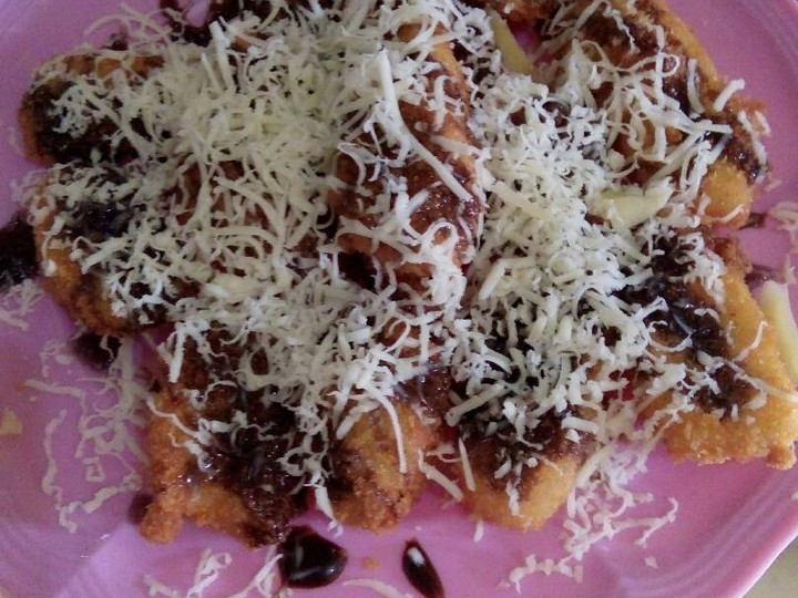 Ini dia! Resep memasak Pisang goreng keju crispy  enak