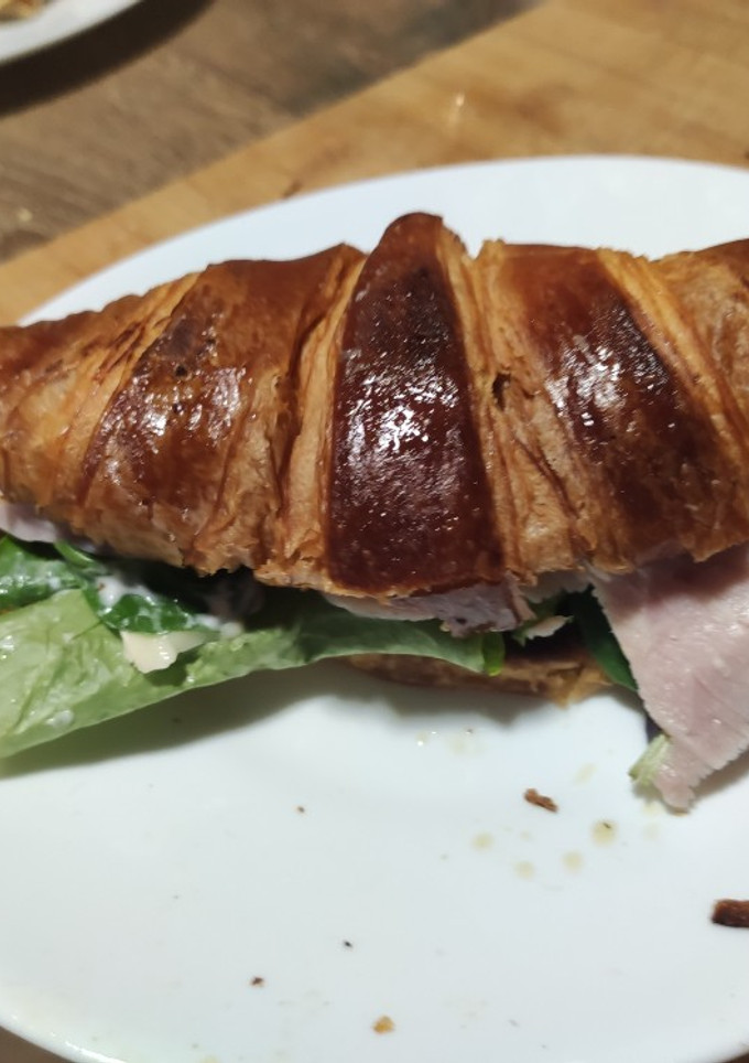 Una foto de Croissant rellenos