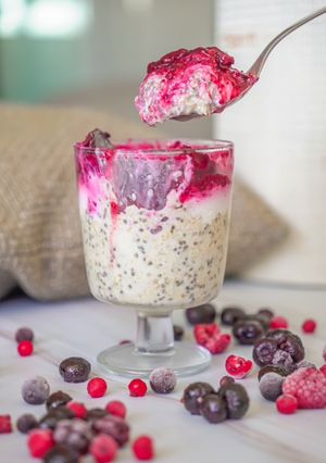 Foto principal de Porridge de avena cheesecake frío