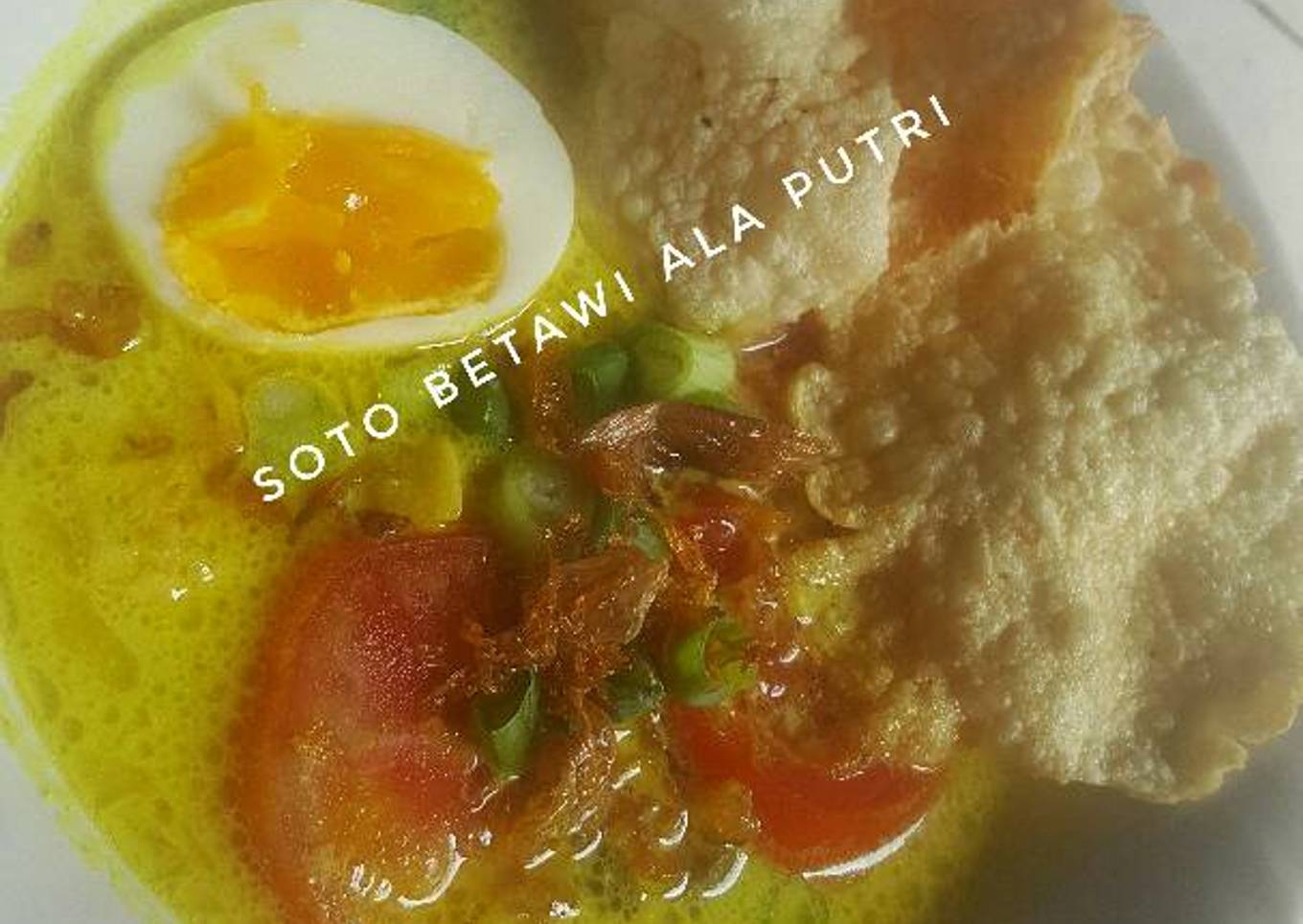 Soto betawi ala putri