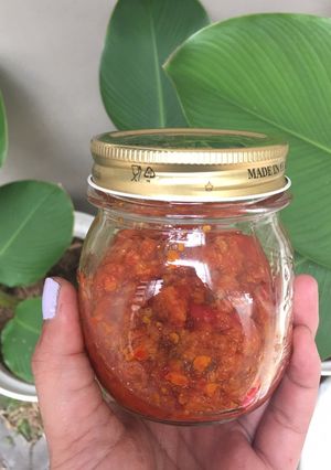 Foto resep Sambel Terasi Tomat Matang (Stok)