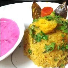 A picture of Ghobi rice.