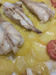 Una foto de Colas de rape al horno