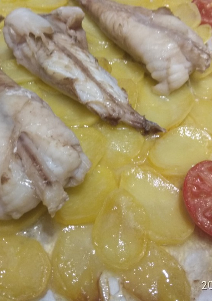 Una foto de Colas de rape al horno
