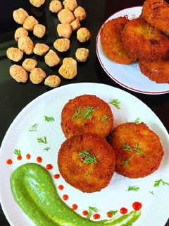 A picture of Soya Veg Cutlets.