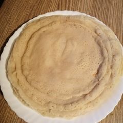 A picture of Ethiopian pancake(Anjero) 🇪🇹.