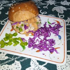 A picture of Indian Chicken Burger.
