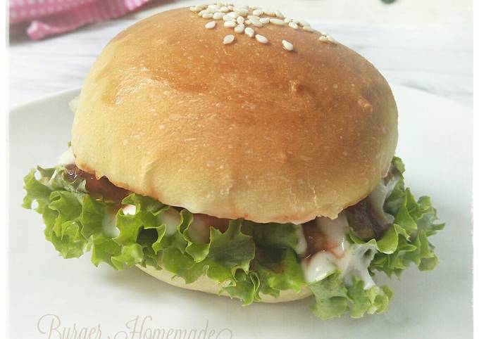 Resep: Burger homemade /Patty burger #pr_recookAmerikaAmeRhoma Gampang