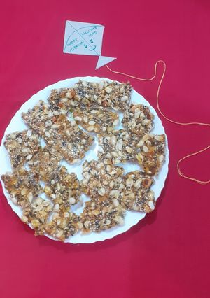 A picture of Mix Dry fruit Chikki.