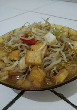 Foto resep Tumis touge campur tahu