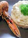 Risotto a la crema de cigalas