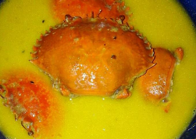 Resep Kepiting santan kuning, Bisa Manjain Lidah