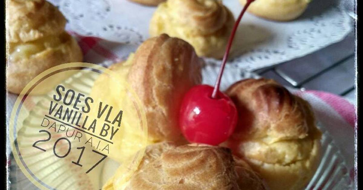 Resep Soes Vla Vanilla Irit Mantaaab 😋 Oleh Roza Uzlifa Cookpad