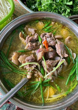 Hình của món Lẩu vịt nấu chao.