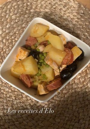 Une photo de Mijote de poulet au chorizo au Cookeo. #cuisinonspourelles