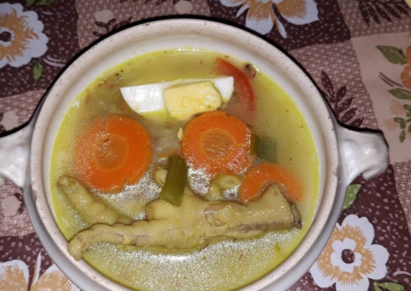 Soto ayam ceker