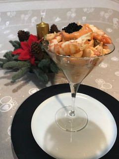 Una foto de Cóctel de gambas