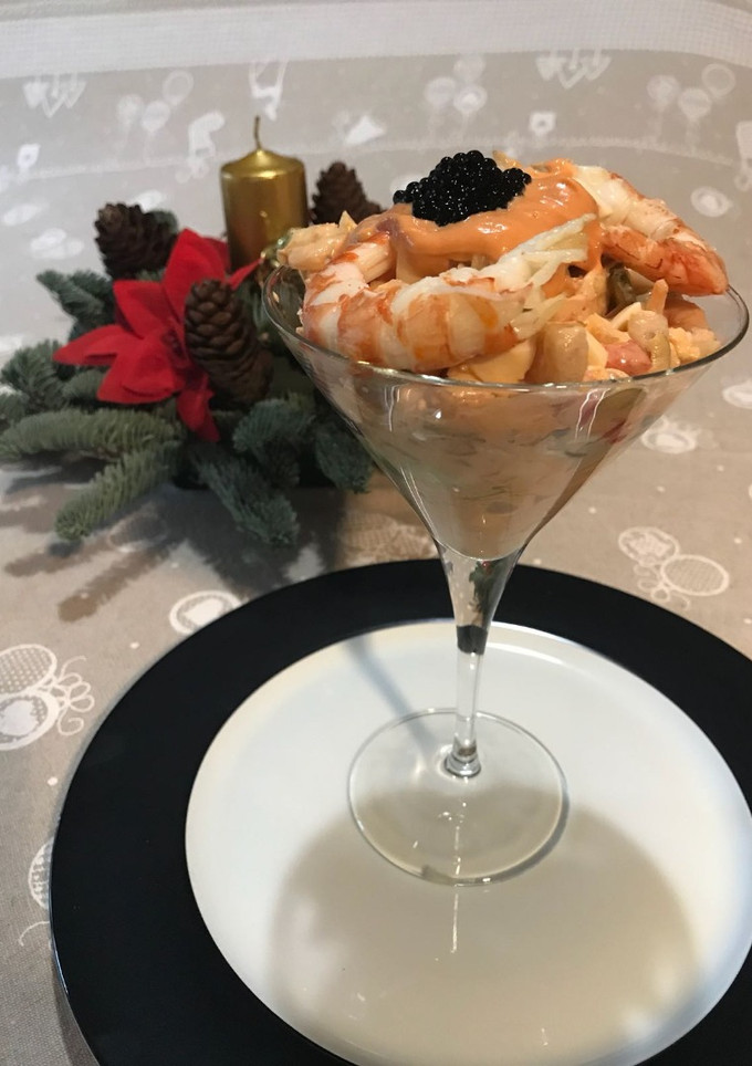 Una foto de Cóctel de gambas