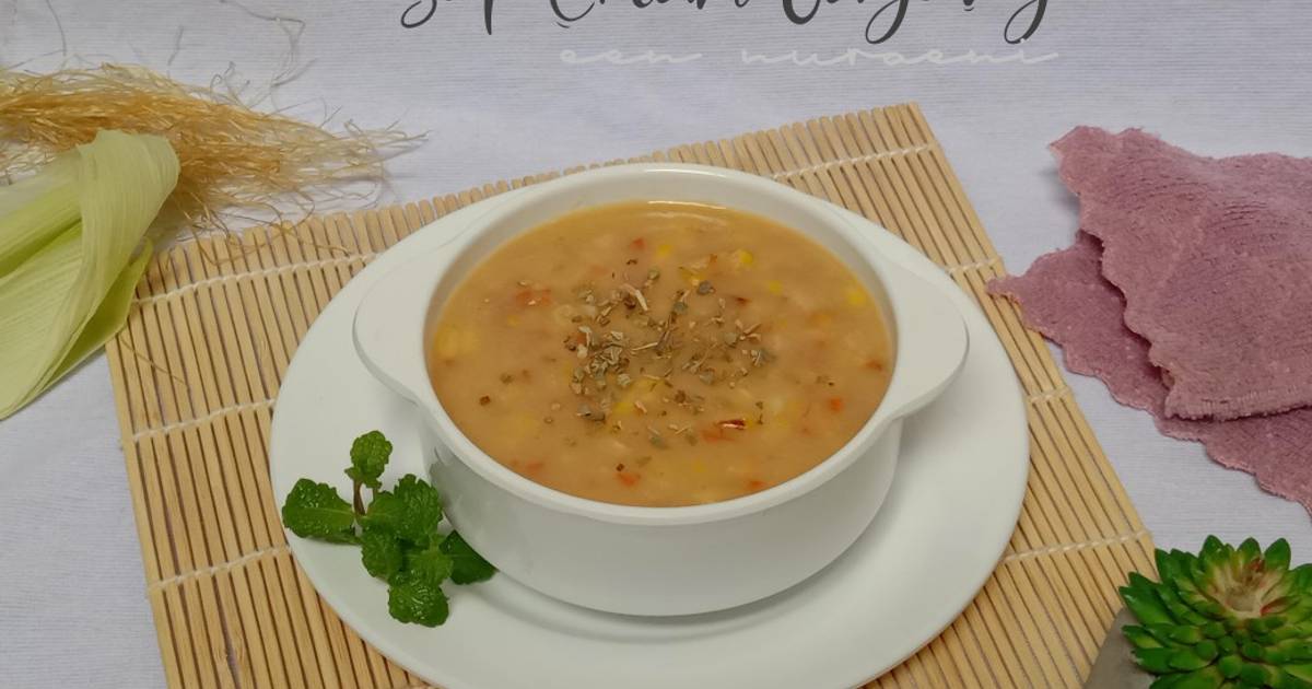Resep Sup Krim Jagung MPASI 12+ oleh Een Nuraeni Cookpad