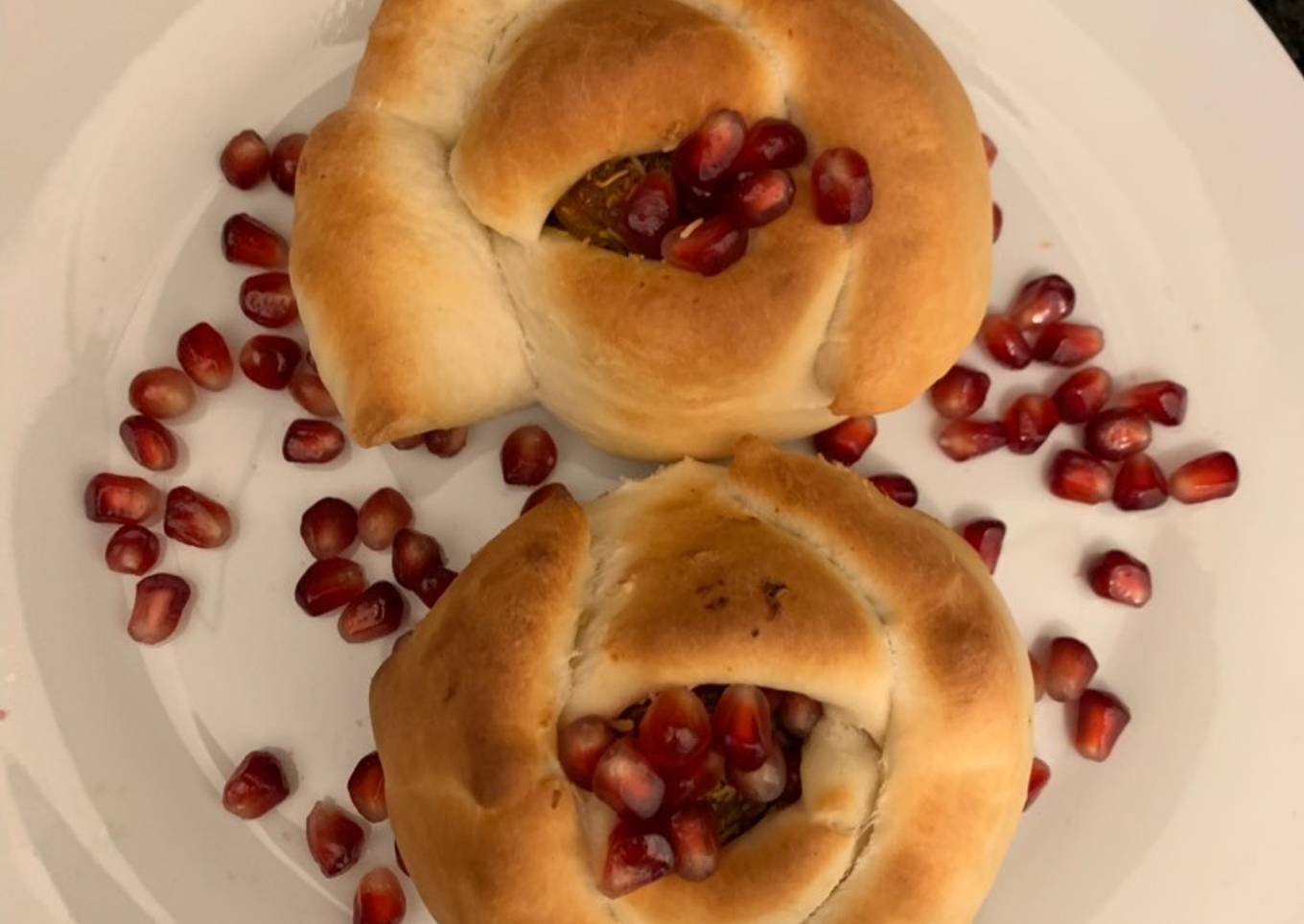 Dabeli Bun pav in Rose shape