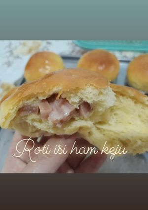 Foto resep Roti manis isi ham keju