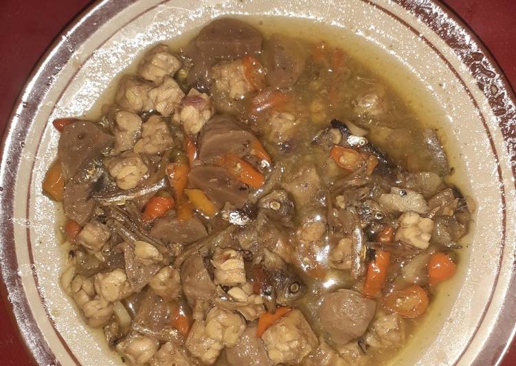 Resep Tumis Pedas Ikan Asin + Tempe Lezat