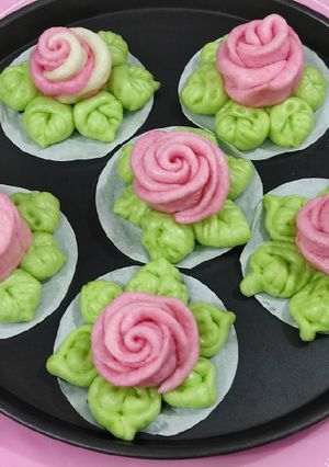 Foto resep Pao mawar metode yudane