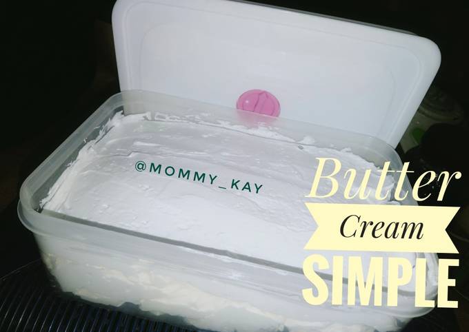 Butter Cream simple tahan 1 bulan