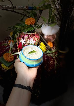 A picture of Charanamrit.