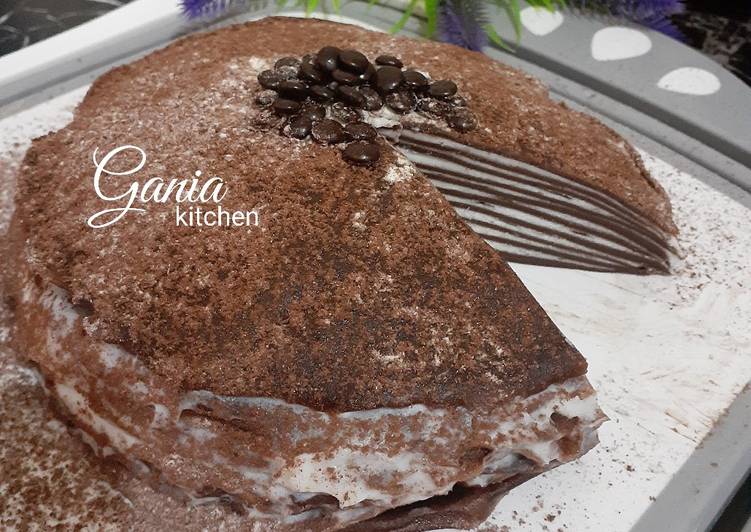 Resep Miles Crepes (Coffee Chocolate), Enak Banget