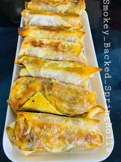 A picture of Smokey Baked Spring Rolls.