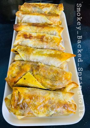 A picture of Smokey Baked Spring Rolls.
