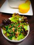Ensalada sazonada con perejil El tabbule Árabe تبولة Japonés Tabbouleh🇸🇾🇱🇧🇦🇲🇺🇾🇯🇵タブレ