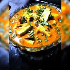 Shahi paneer A picture of Shahi paneer.