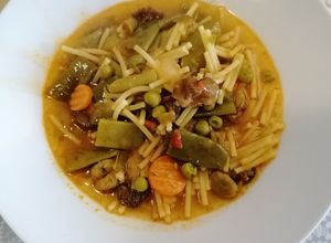 Foto principal de 303. Fideus a la caçola veganos con moixarnons y menestra