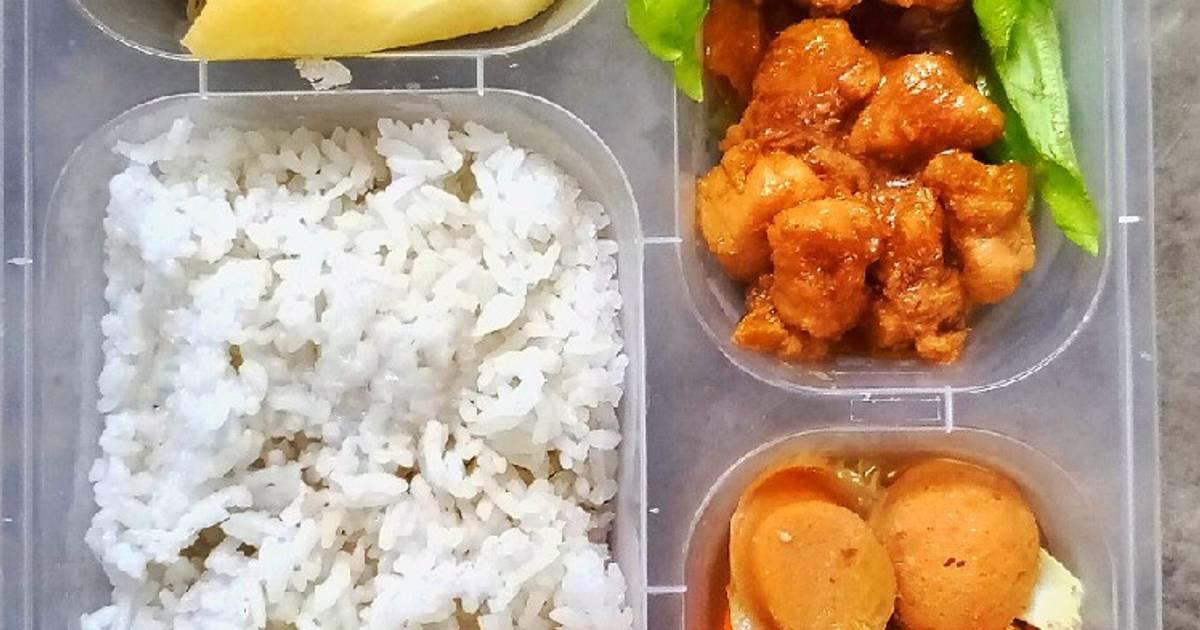 Resep Bento Box Chicken Yakiniku oleh Asty Sunar Cookpad