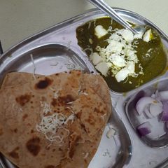 A picture of Cheese Palak sabju.