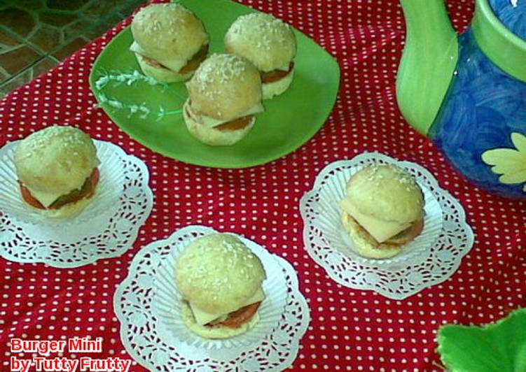 Easiest Way to Prepare Perfect Burger Mini