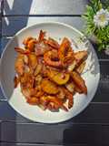 Kentang Udang Saus Tiram