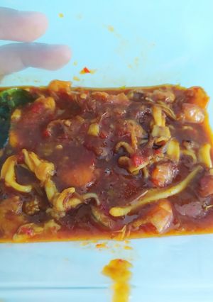 Foto resep Cumi saos padang pedas