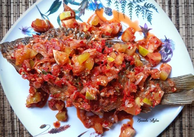 Ikan Mas Sambal Banjur