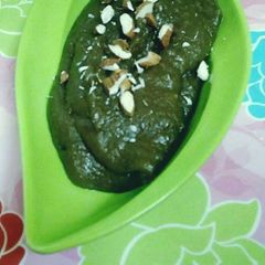 A picture of Bajri ke aate ka halwa.