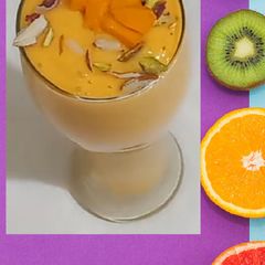 Delicious and Easy Mango Milk Shake Recipe A picture of Delicious and Easy Mango Milk Shake Recipe.